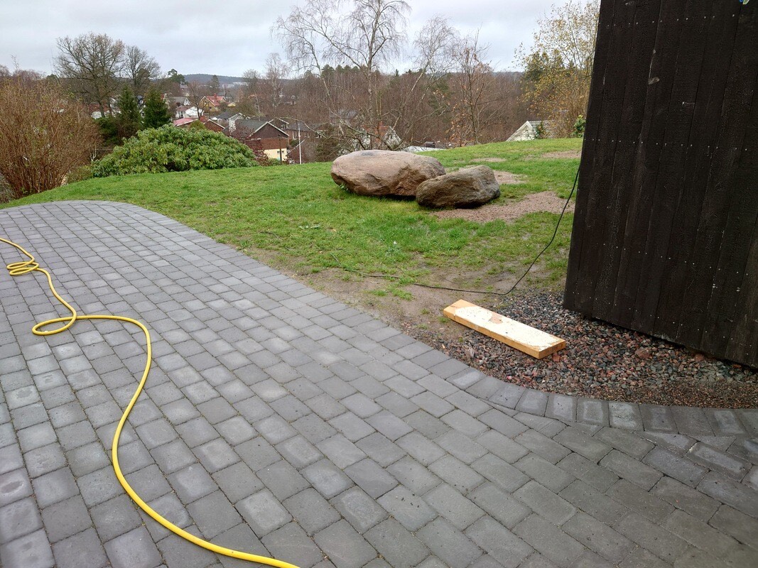 Husgrund under uppförande